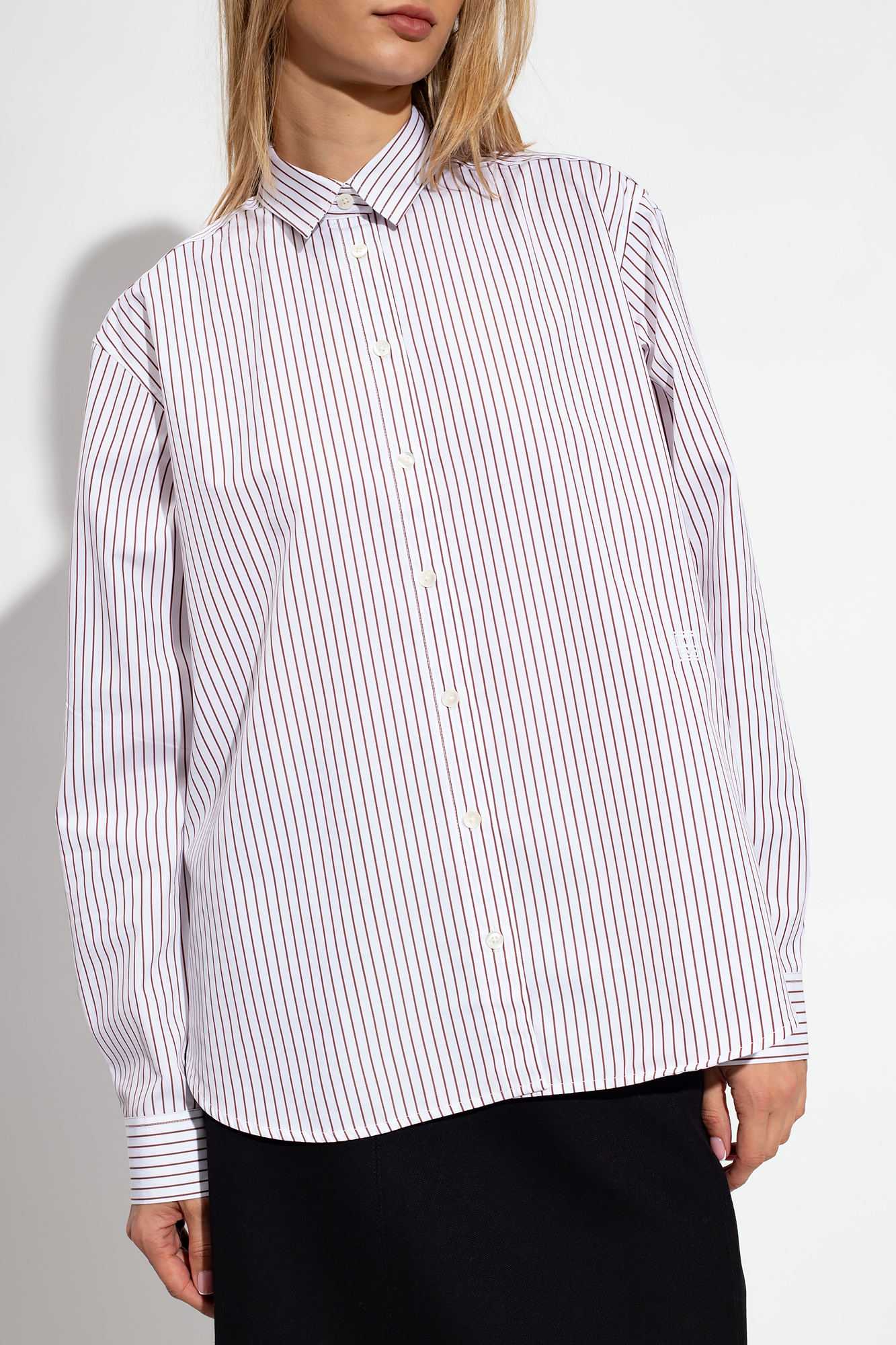 White Striped shirt TOTEME - I love this jacket but I